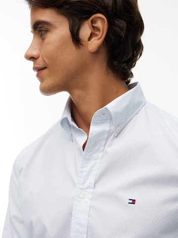 TOMMY HILFIGER Regular fit Риза 'FLEX' в синьо