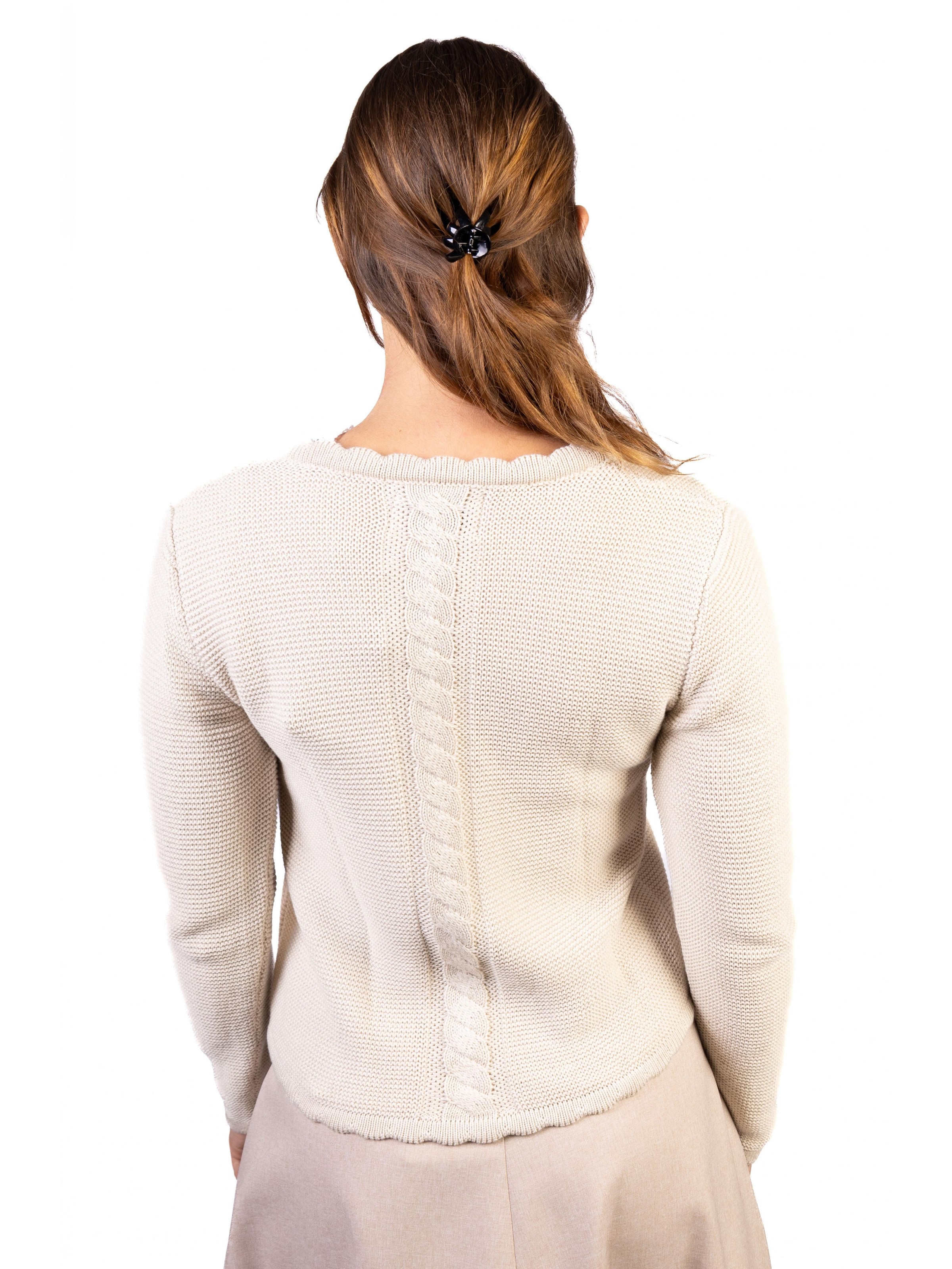 Trachtl Strickjacke 'Mona Taupe'‌‌‌‌ in Beige