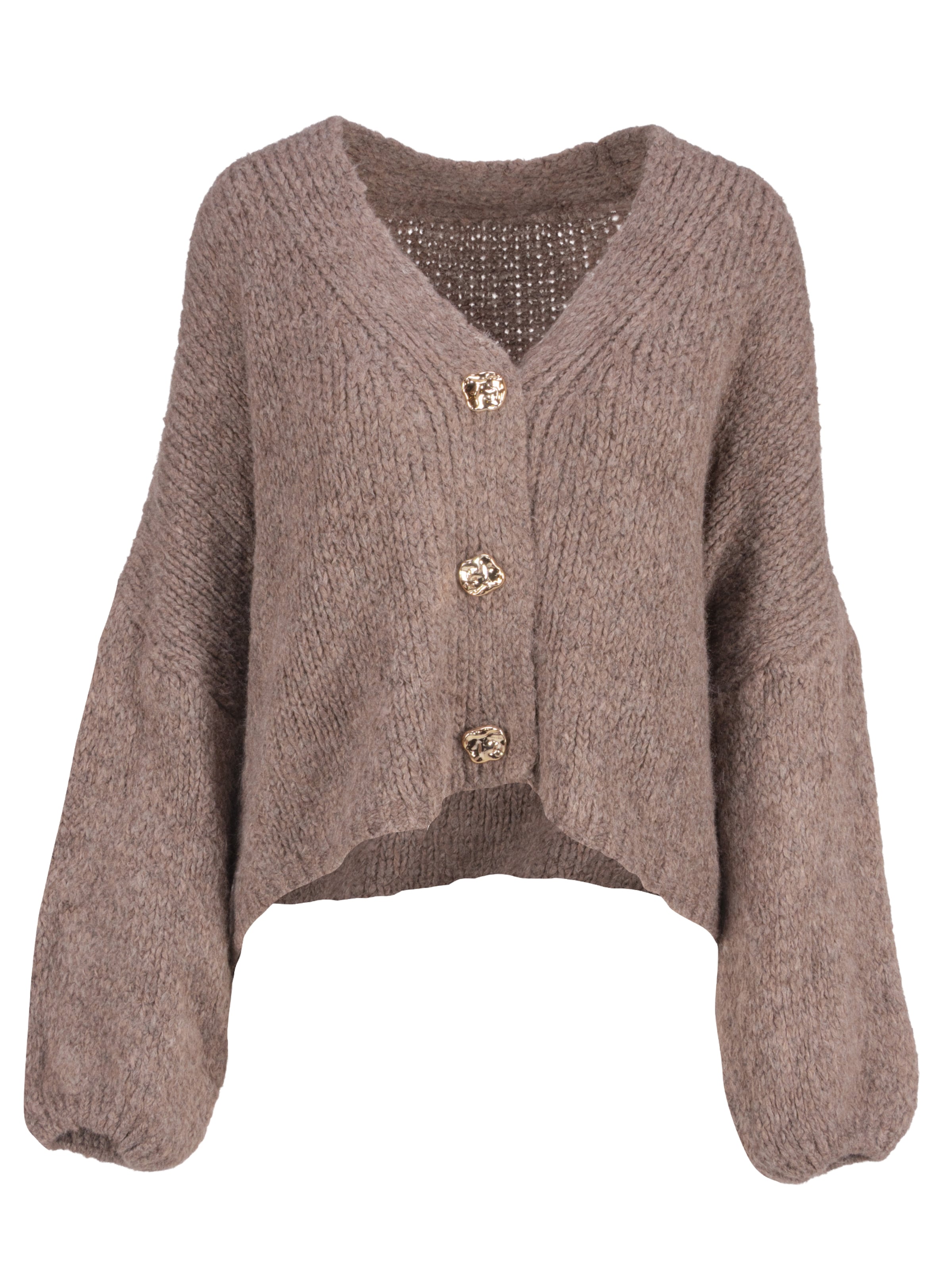Cardigan oversize 'Jojo' Seasons of April en gris : devant