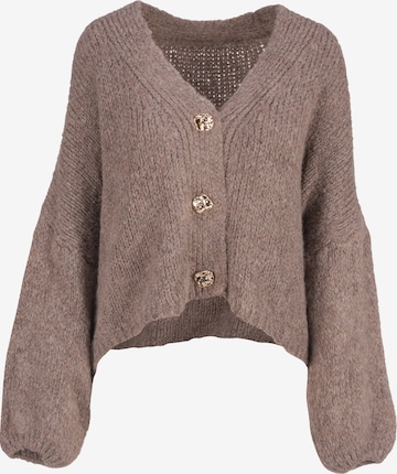 Cardigan oversize 'Jojo' Seasons of April en gris : devant