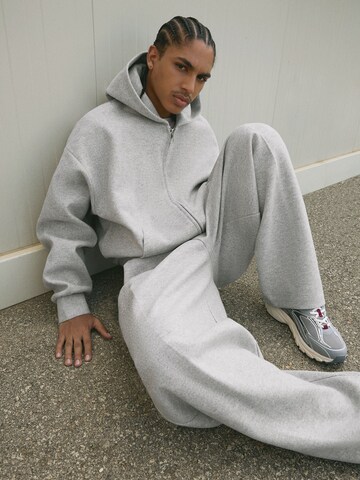 Bershka Sweat jacket in Grey