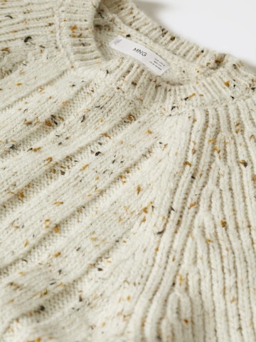 MANGO Sweater 'Labon' in Beige