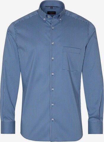 ETERNA Regular fit Button Up Shirt in Blue: front