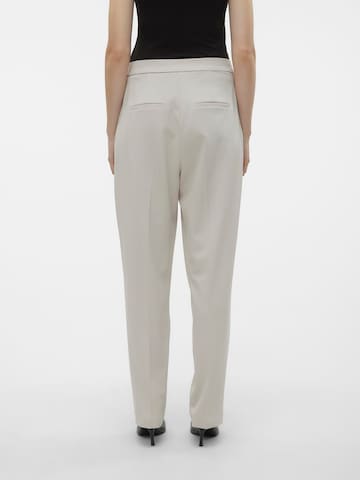 VERO MODA Loose fit Pleated Pants 'CHARITY' in Grey
