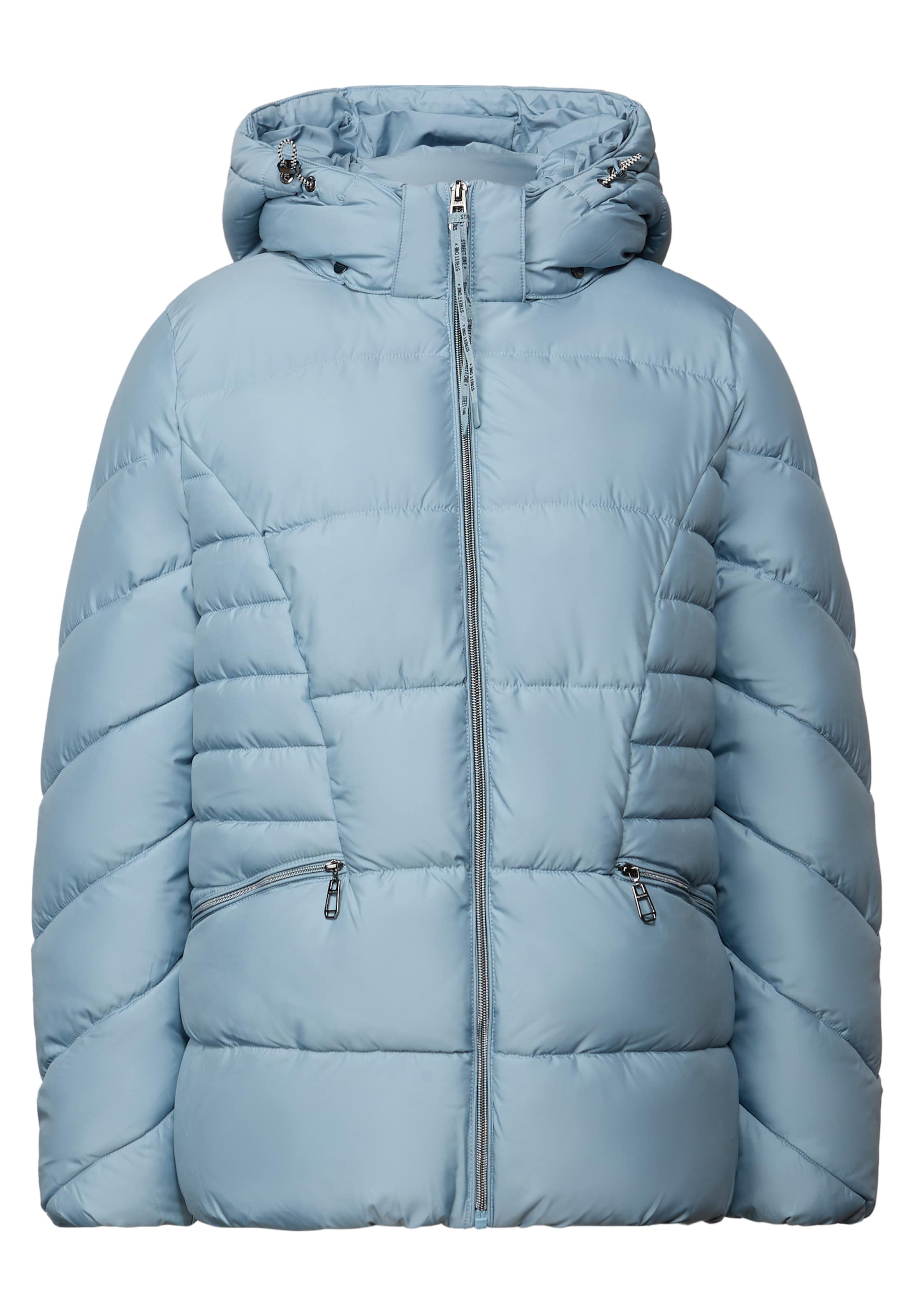 STREET ONE Winter Jacket in Blue: front