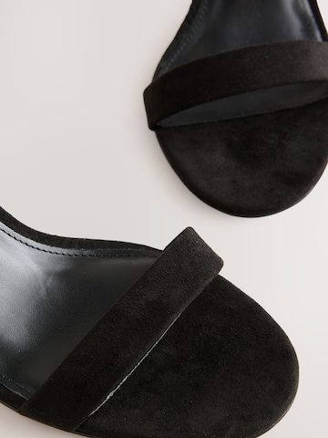 Next Босоножки с ремешком 'Forever Comfort®' в Черный