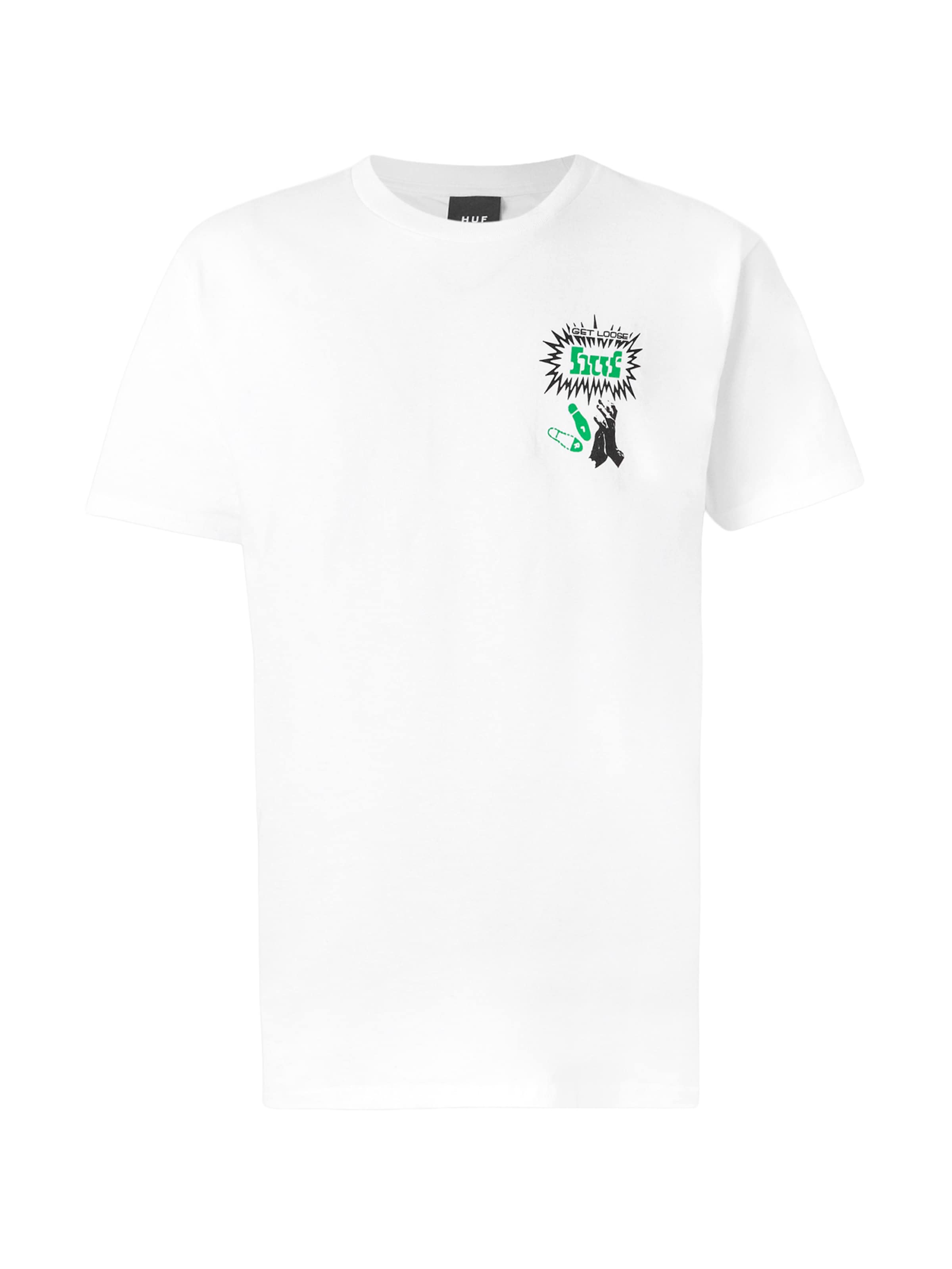 HUF Футболка 'Everybody Get Loose' в Белый: спереди