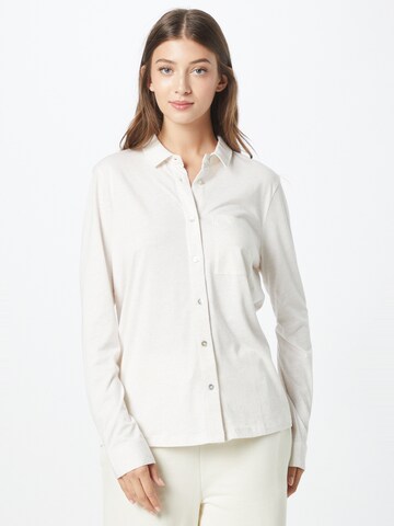 TRIUMPH Pajama Shirt in White: front