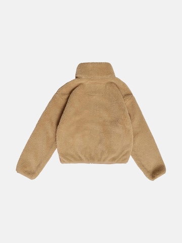 Levi's Kids Winterjacke 'LEVI'S kids LVG SHEPPA ZIP UP JACKET GIUBBINO'‌‌‌‌‌‌‌‌‌‌ in Beige