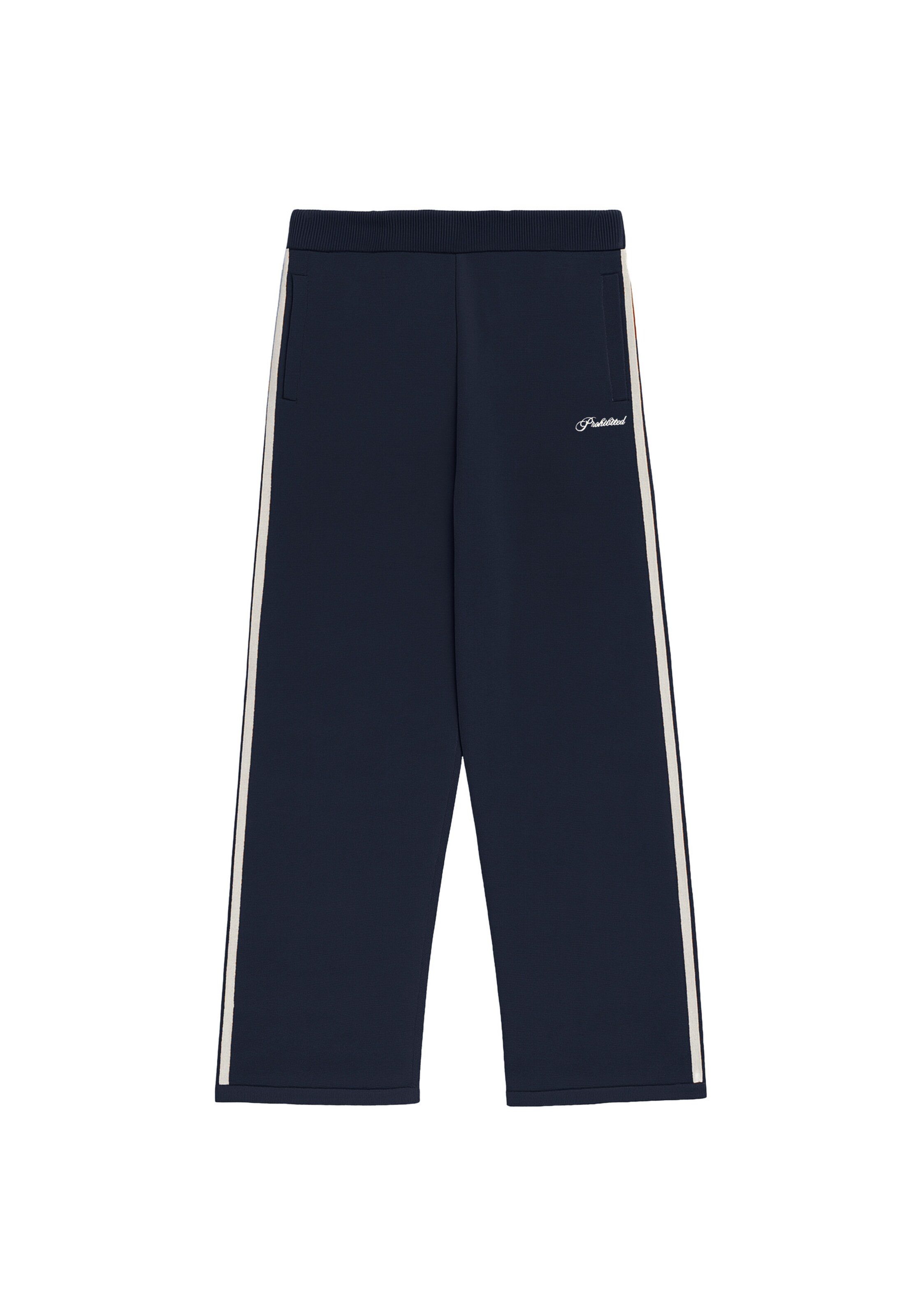 Pantalon Prohibited en bleu : devant