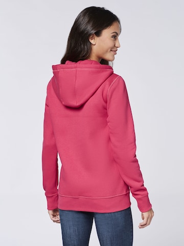 CHIEMSEE Zip-Up Hoodie in Pink