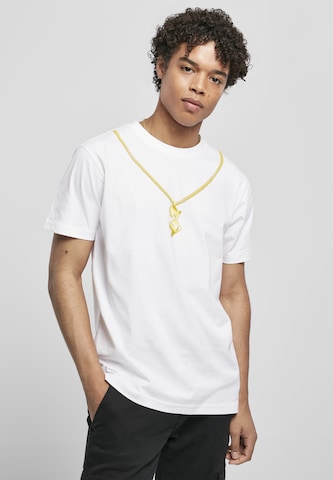 Coupe regular T-Shirt Mister Tee en blanc : devant