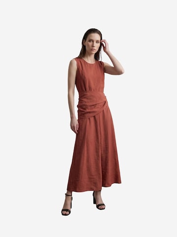 My fashion - Vestido em vermelho: frente
