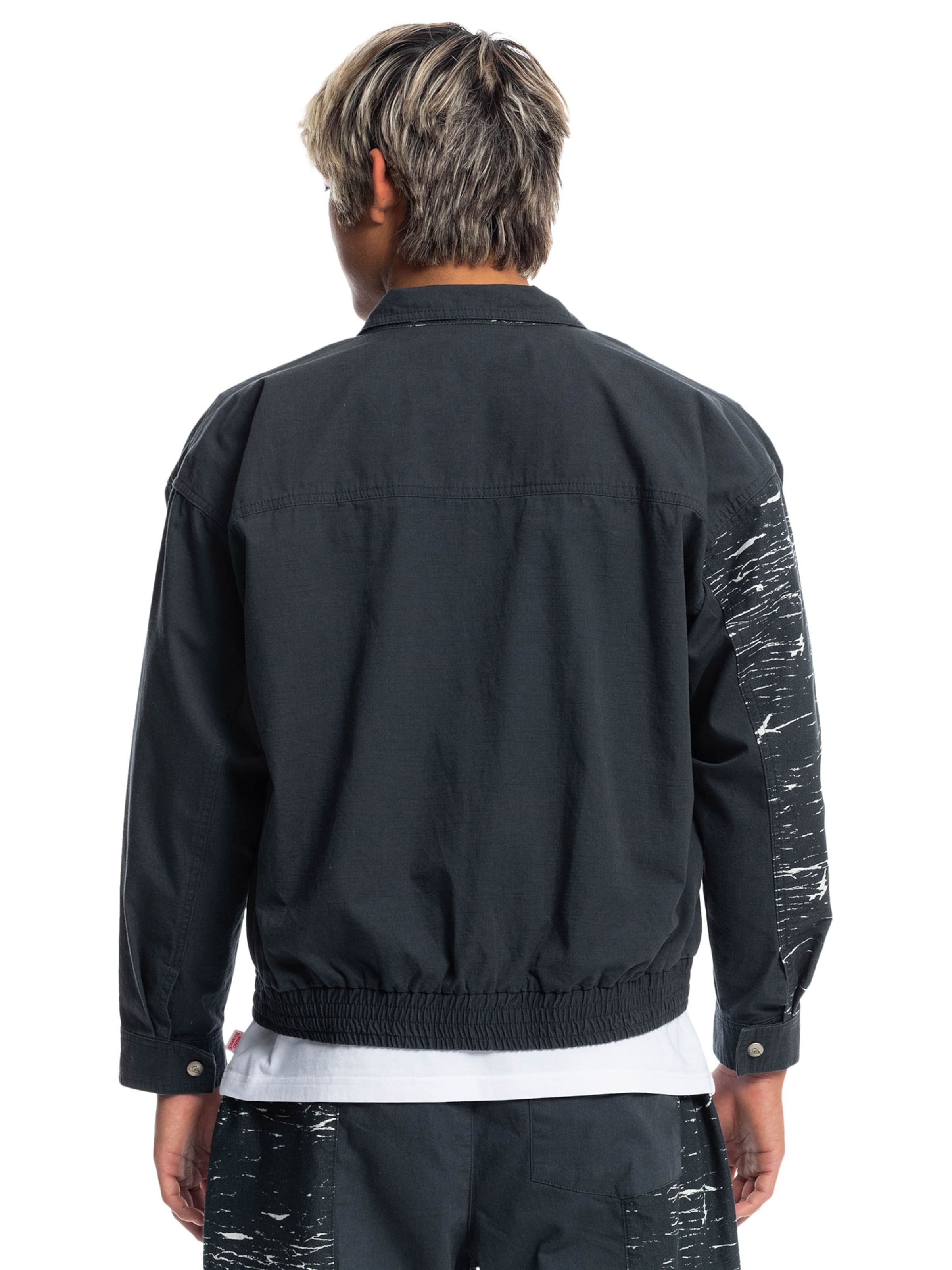 Veste outdoor 'UPSIDEDOWN' QUIKSILVER en noir