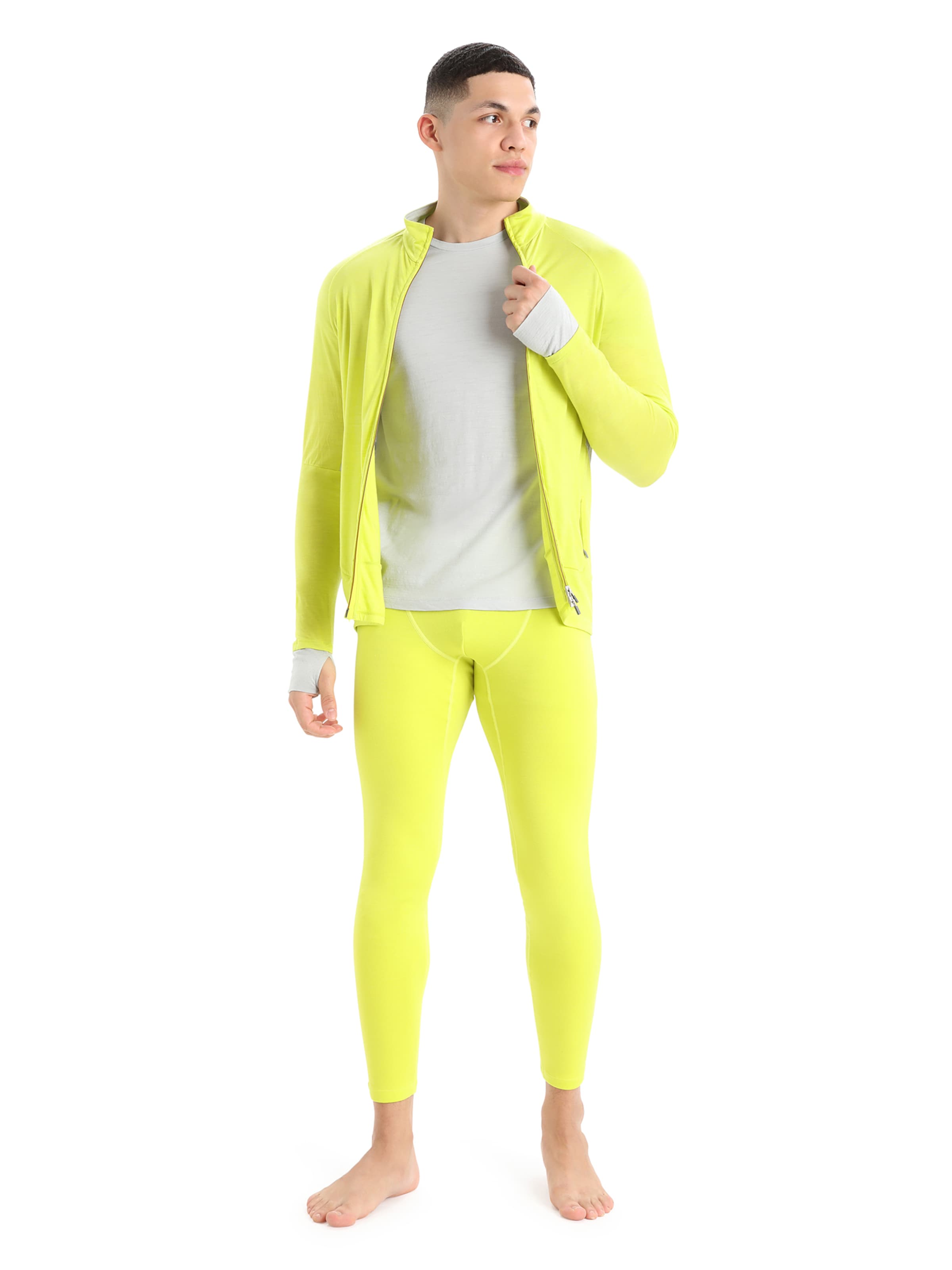 ICEBREAKERSportski gornji dio trenirke 'ZoneKnit' - žuta boja