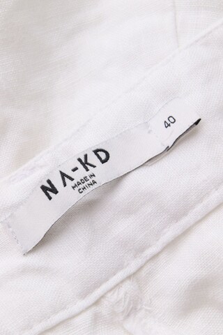 NA-KD Shorts L in Weiß