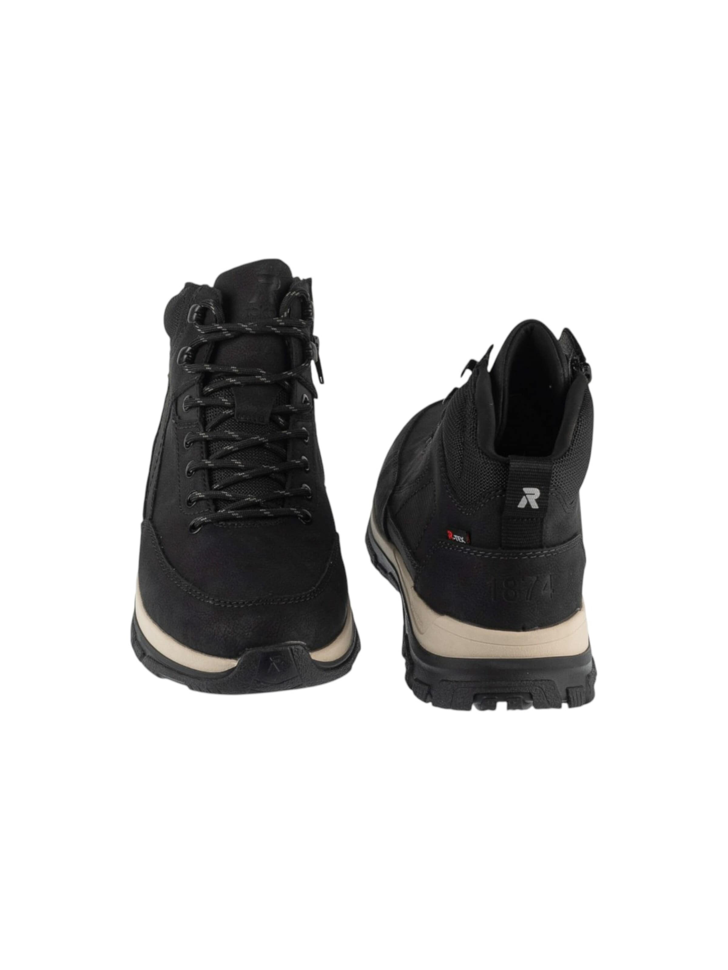 Rieker Veterboots 'Rieker Booties' in Zwart