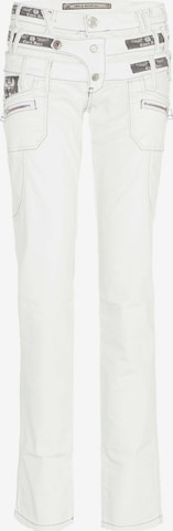 CIPO & BAXX Slim fit Jeans 'Lightning' in White: front