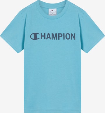 Tricou de la Champion Authentic Athletic Apparel pe albastru: față