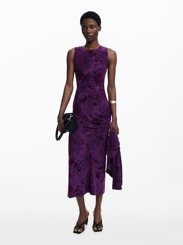 Robe Desigual en violet : devant