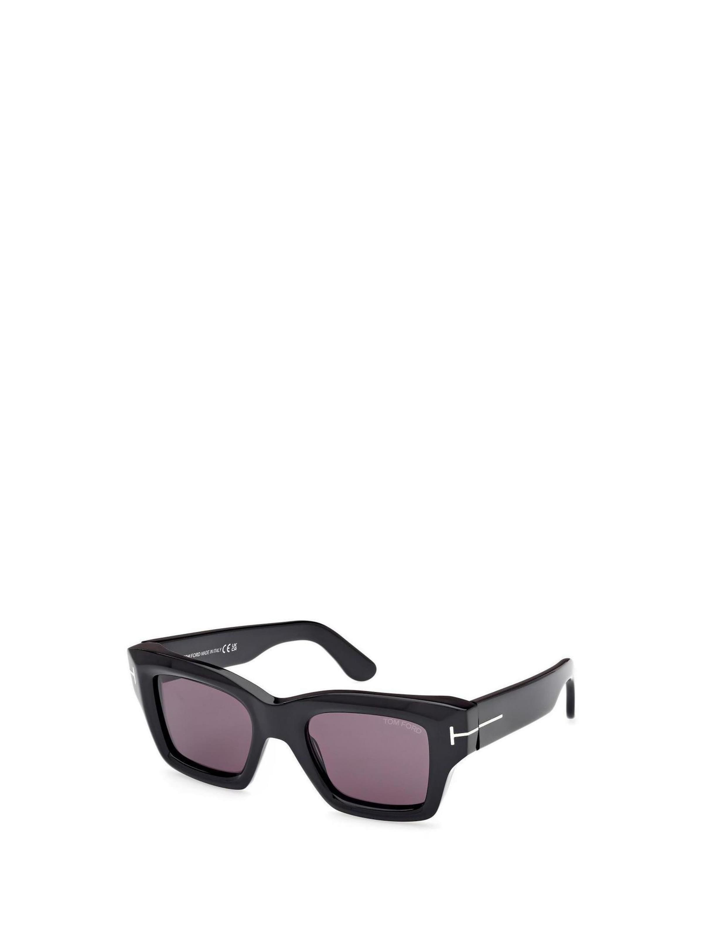 Tom Ford Zonnebril 'ILIAS FT1154 01A' in Zwart: voorkant