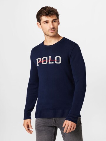 Polo Ralph Lauren Sweater in Blue: front