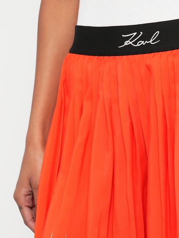 Karl Lagerfeld Φούστα 'COMMERCIAL' σε πορτοκαλί