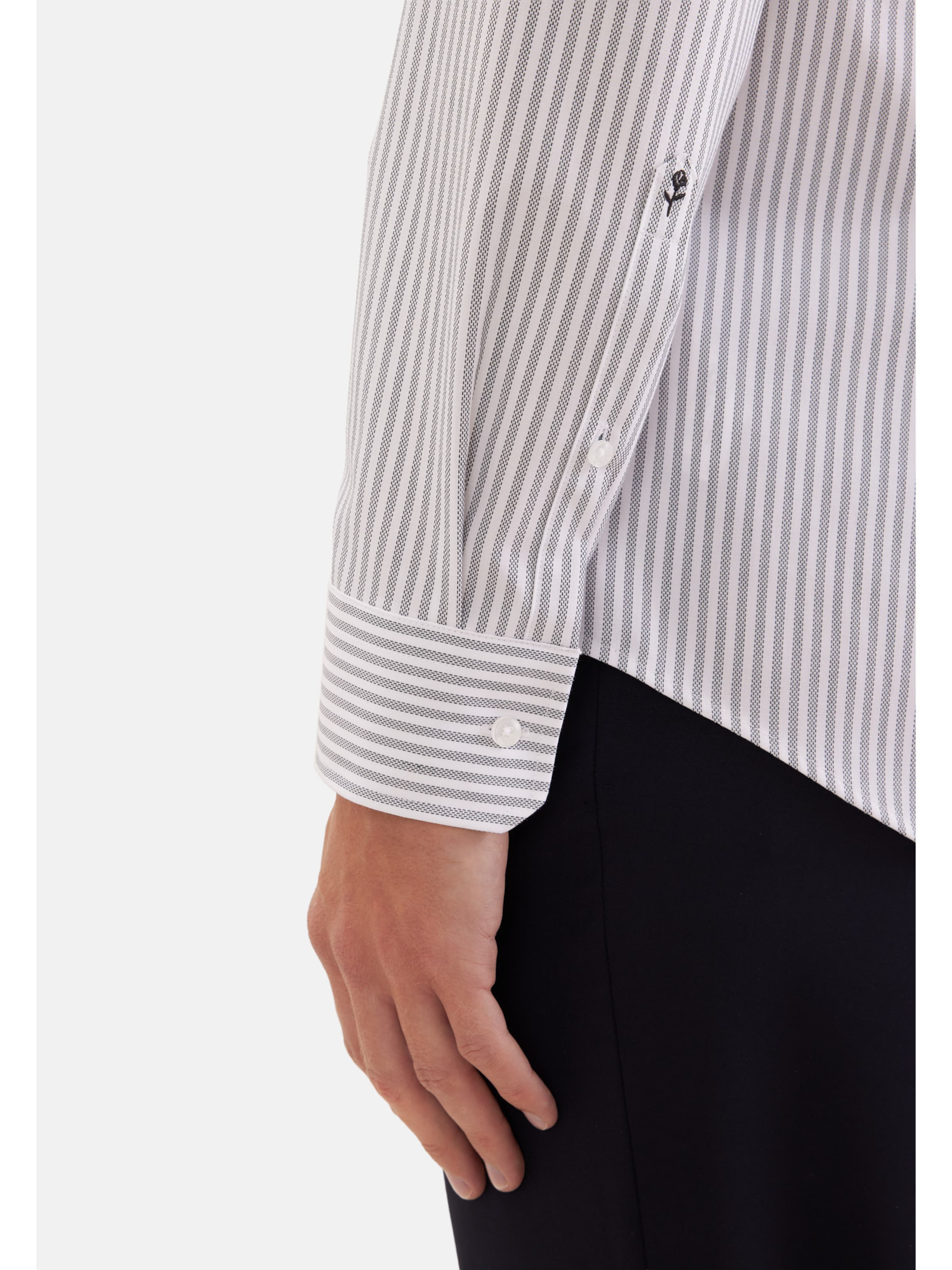 SEIDENSTICKER Slim Fit Hemd in Weiß