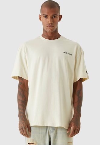 T-Shirt 9N1M SENSE en beige : devant