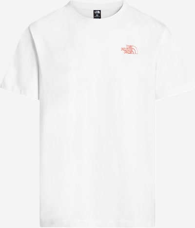 XXXL dydžio Marškinėliai 'Flower Scribble' iš THE NORTH FACE, spalva – žolės žalia / vyšninė spalva / balta, Prekių apžvalga