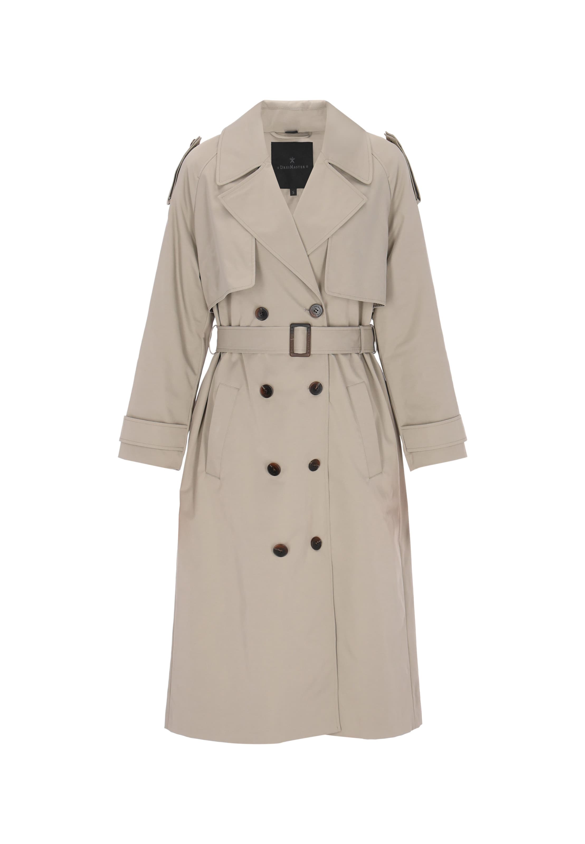 DreiMaster Klassik - Abrigo de entretiempo 'Classic' en verde: frente