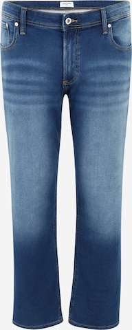 Jack & Jones Plus Regular Jeans 'MIKE' i blå: framsida