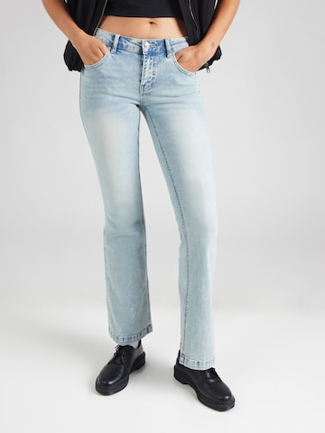 Tally Weijl Flared Jeans in Blue: front