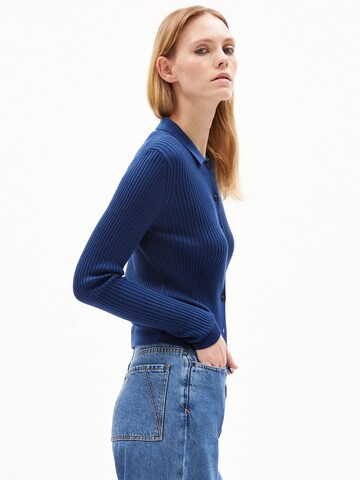 ARMEDANGELS Knit cardigan ' RICIAA ' in Blue