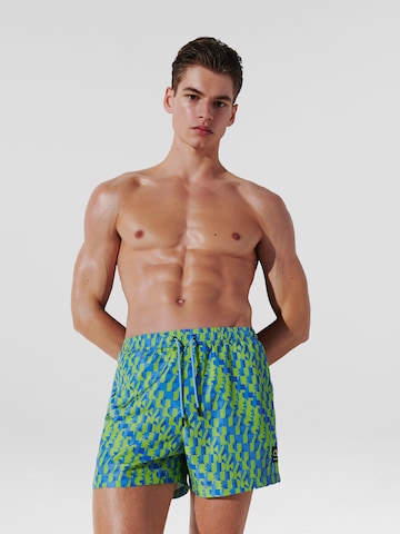 Karl Lagerfeld Bathing trunks in Blue: front