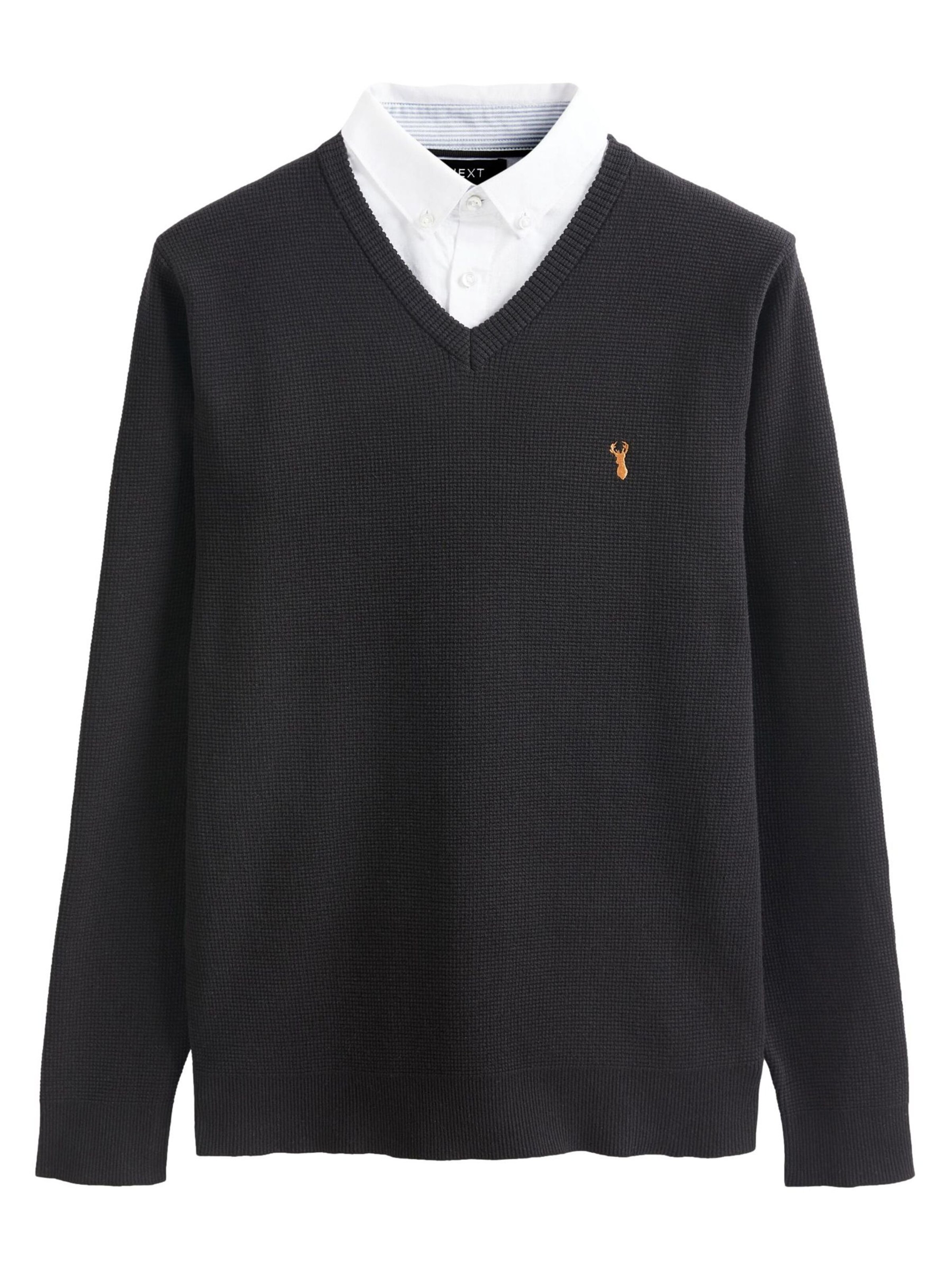 Pull-over Next en noir : devant