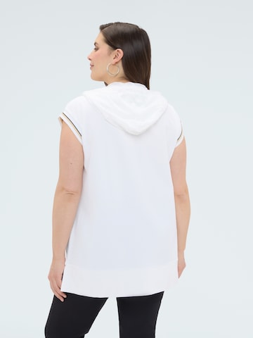Giacca di felpa di Fiorella Rubino in bianco