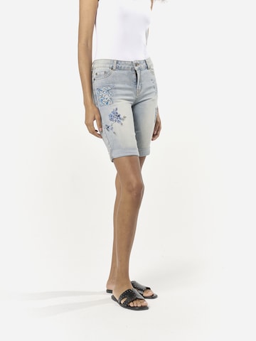 KOROSHI Regularen Kavbojke | modra barva