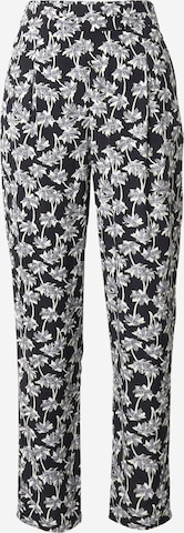 Marks & Spencer Loose fit Pleat-Front Pants 'Sun' in Black: front