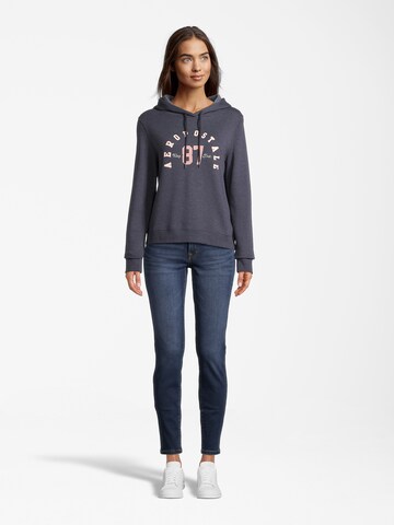 AÉROPOSTALE Sweatshirt 'FACORY PO' in Blau