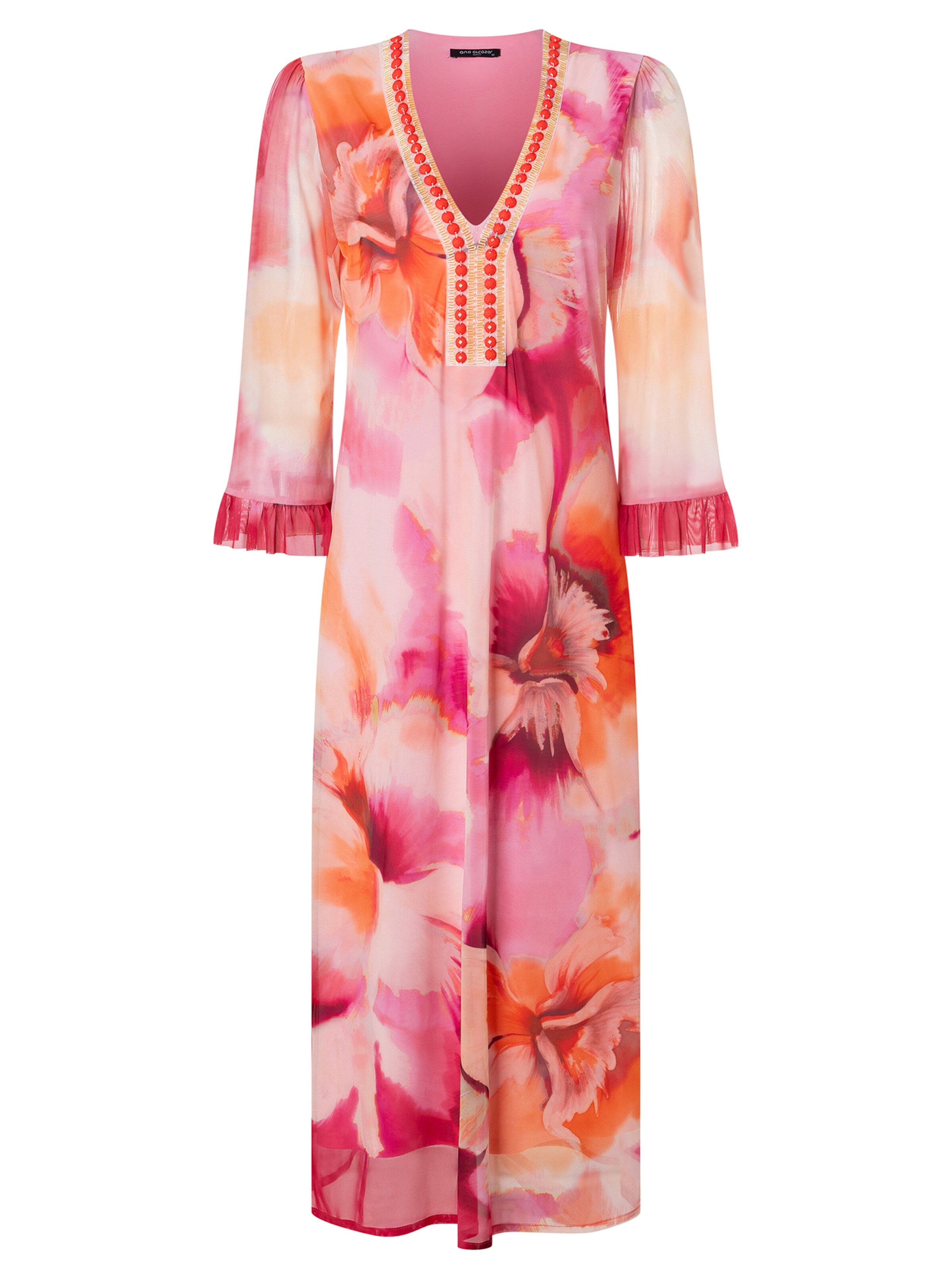 Ana Alcazar Jurk 'Ziary' in Roze: voorkant