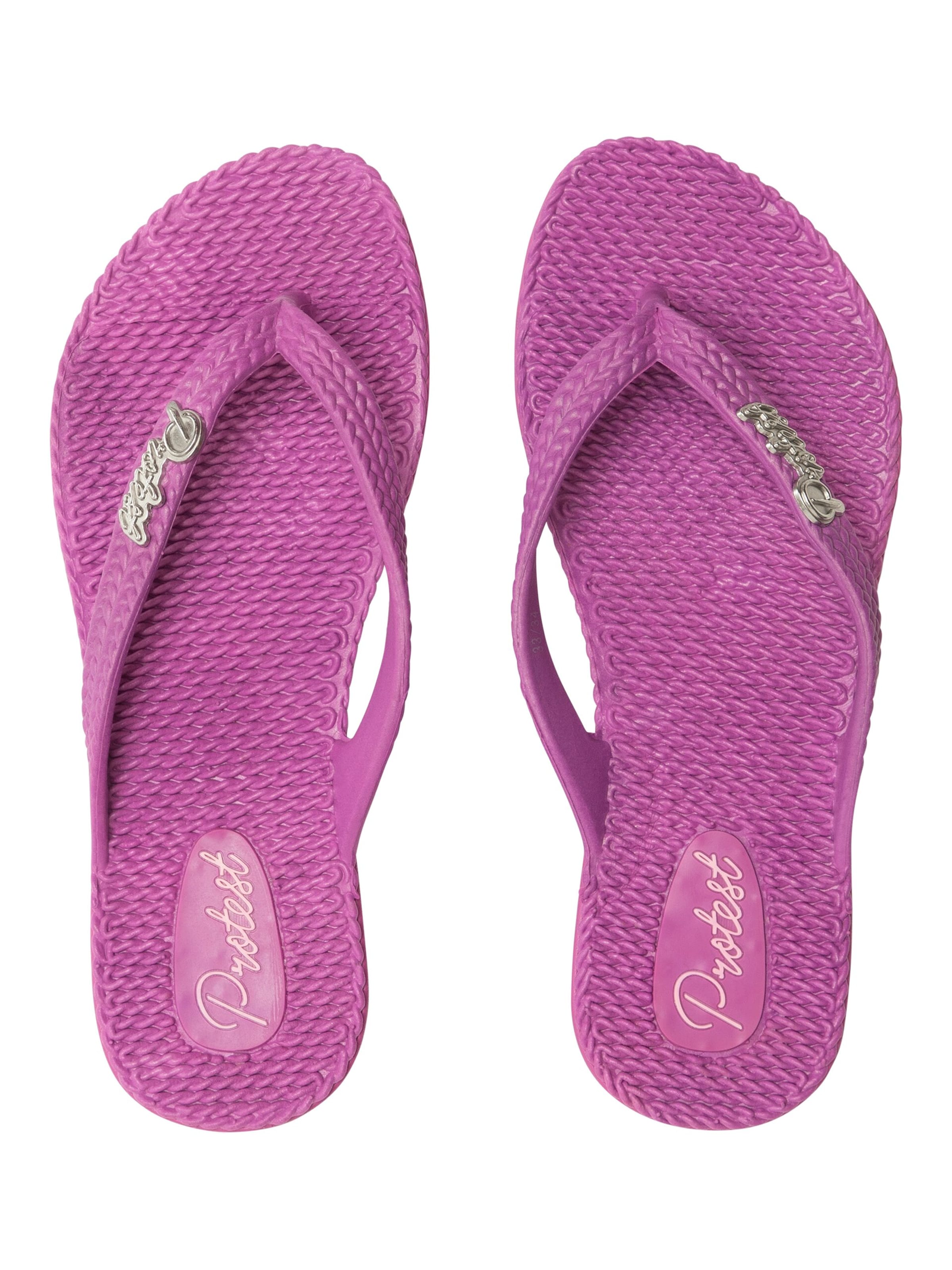 PROTEST Hausschuh 'STAMP JR'‌‌‌‌‌‌ in Lila: Vorderseite