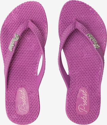 PROTEST Hausschuh 'STAMP JR' in Lila: Vorderseite