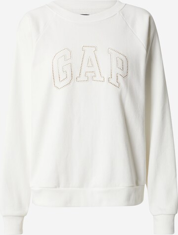 GAP Sweatshirt in Wit: voorkant