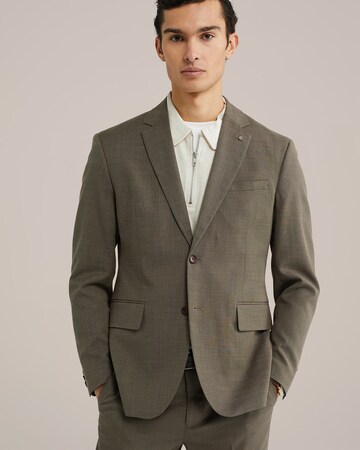 WE Fashion Slim fit Blazer in Brown