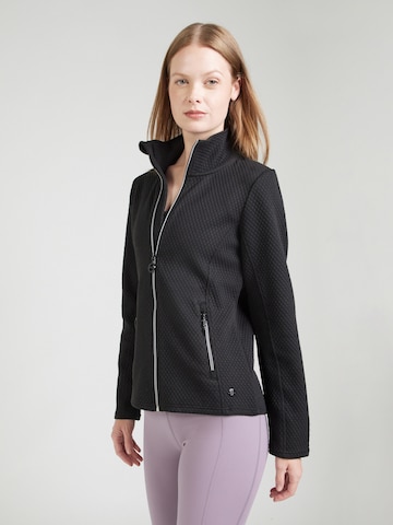 KILLTEC Athletic Fleece Jacket 'KSW 99' in Black: front