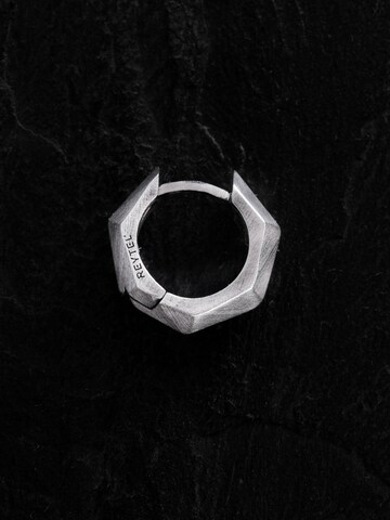 REYTEL - Pendientes 'FACETS' en plata
