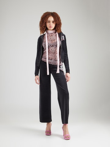 Juicy Couture - regular Pantalón 'WRAP YOU UP' en negro