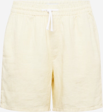 WEEKDAY Trousers 'Olsen' in Yellow: front