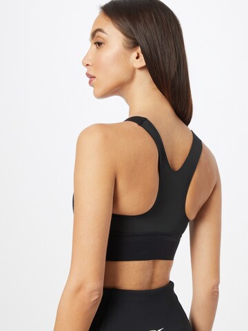 Reebok Bustier Sports-BH i sort